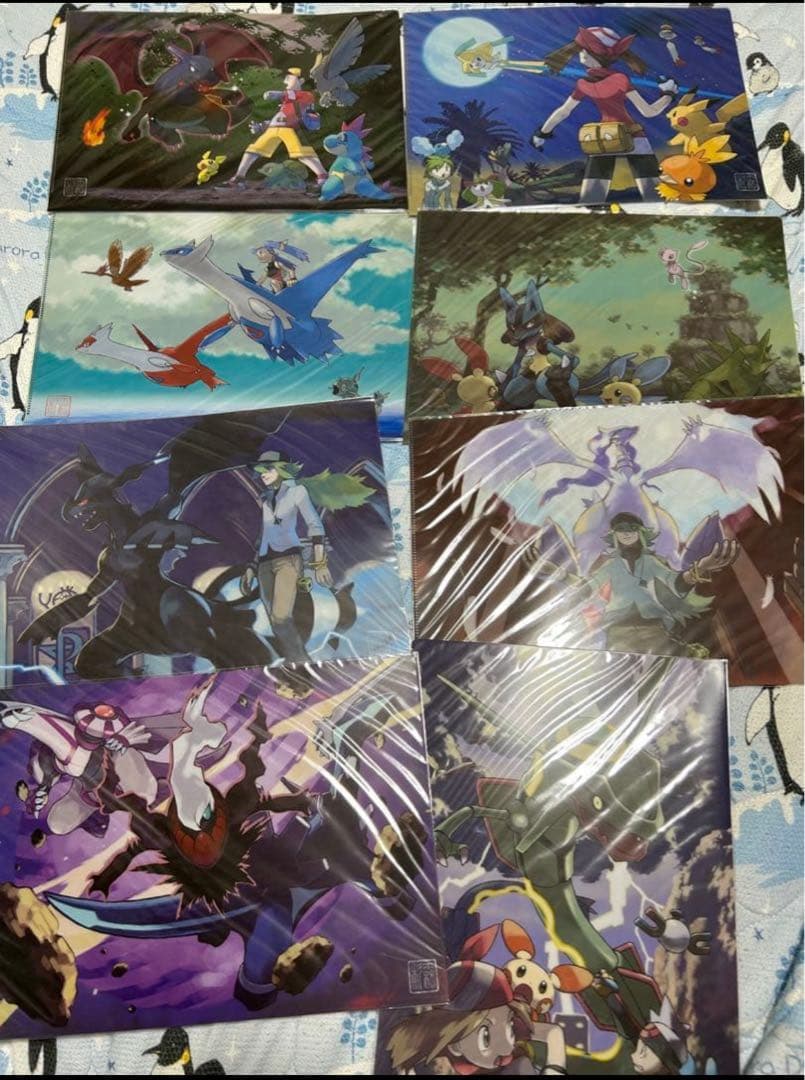 ポケモンセンター　杉森健　クリアファイル　8枚セット