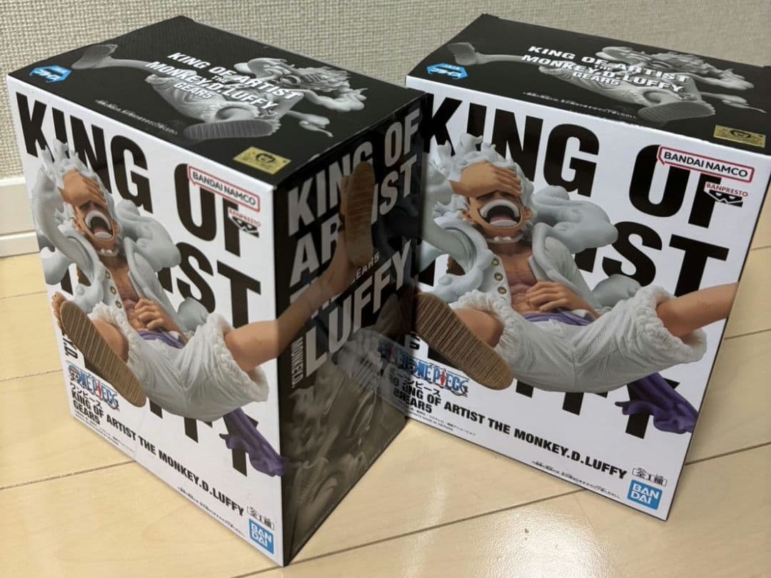 フィギュア2点 ワンピース キングオブアーティスト モンキー・D・ルフィ ギア5