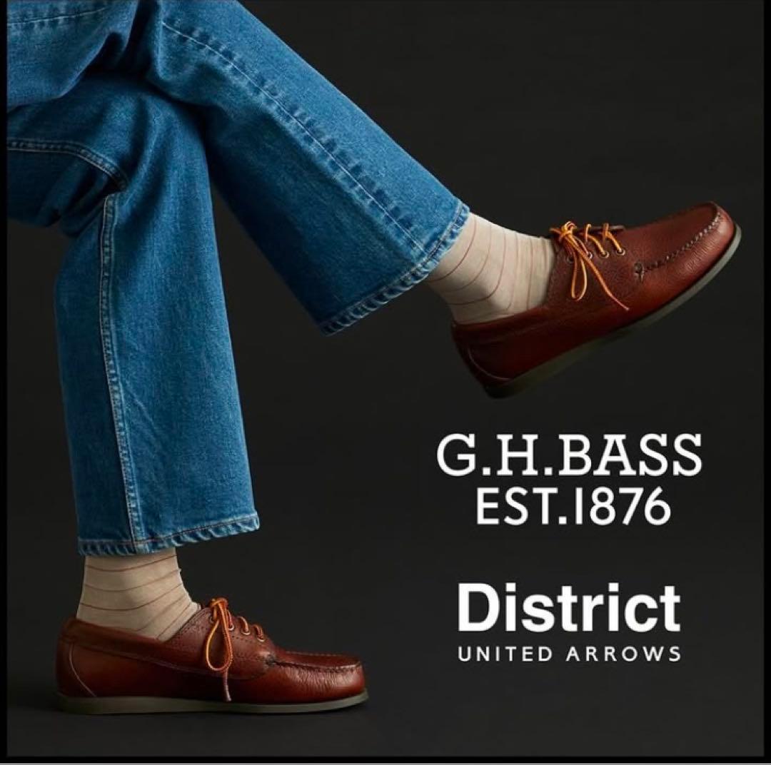 G.H.BASS for District/別注 キャンプ モックシューズ 8
