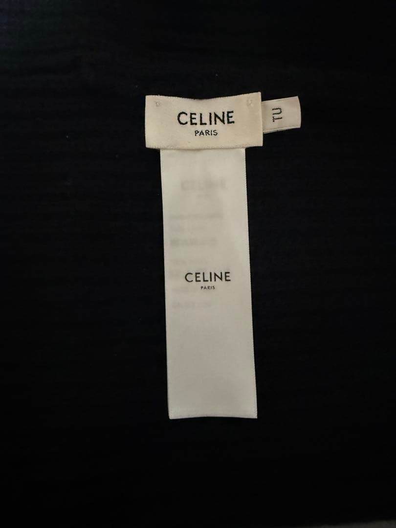 【美品】CELINE BEANIE IN RIBBED WOOL