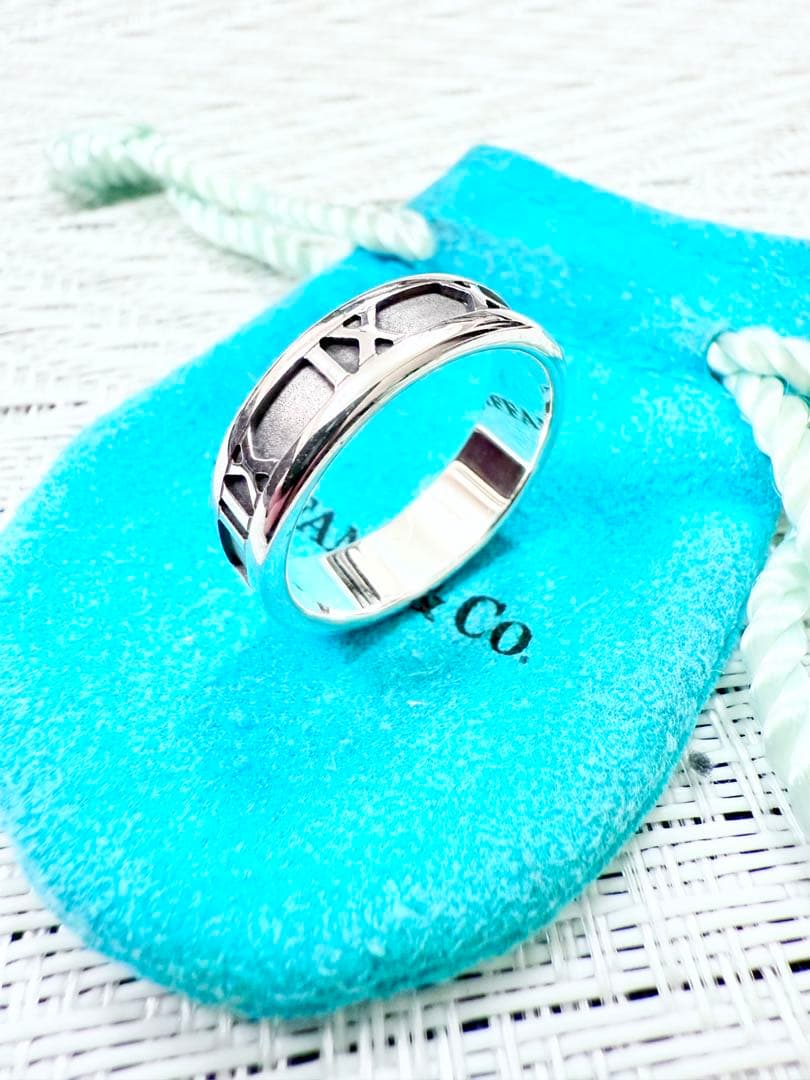 ティファニー　アトラス　指輪　リング　20号　研磨仕上げ済み美品 925