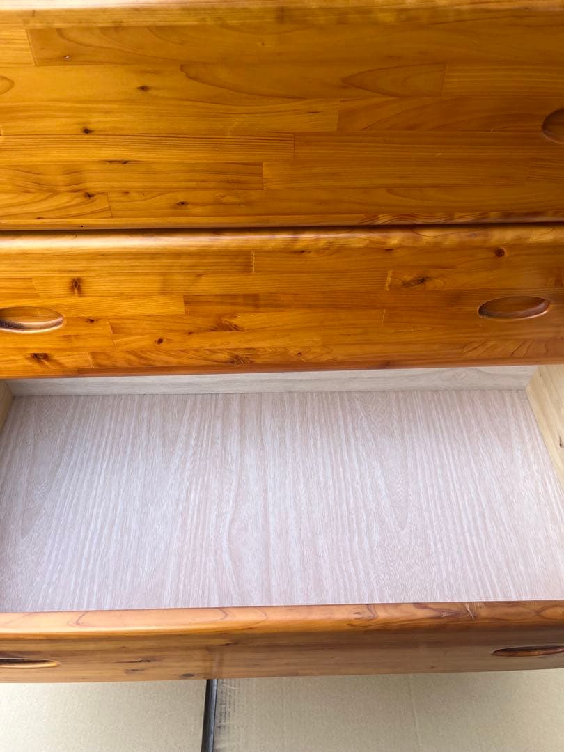 パイン材　木製 六段チェスト ハイチェスト タンス 洋服 収納 箪笥