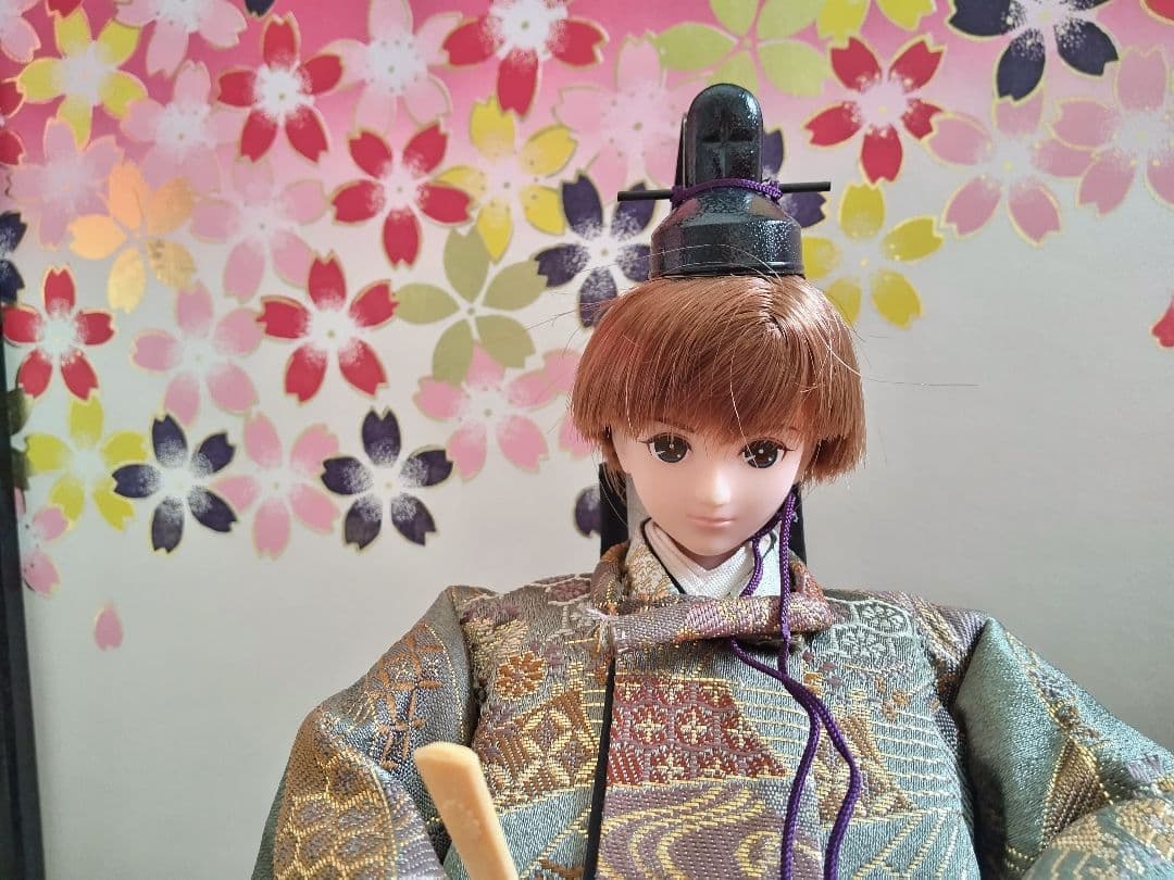 雛人形　リカちゃん 　はると君　親王雛セット　リメイク品　⑦