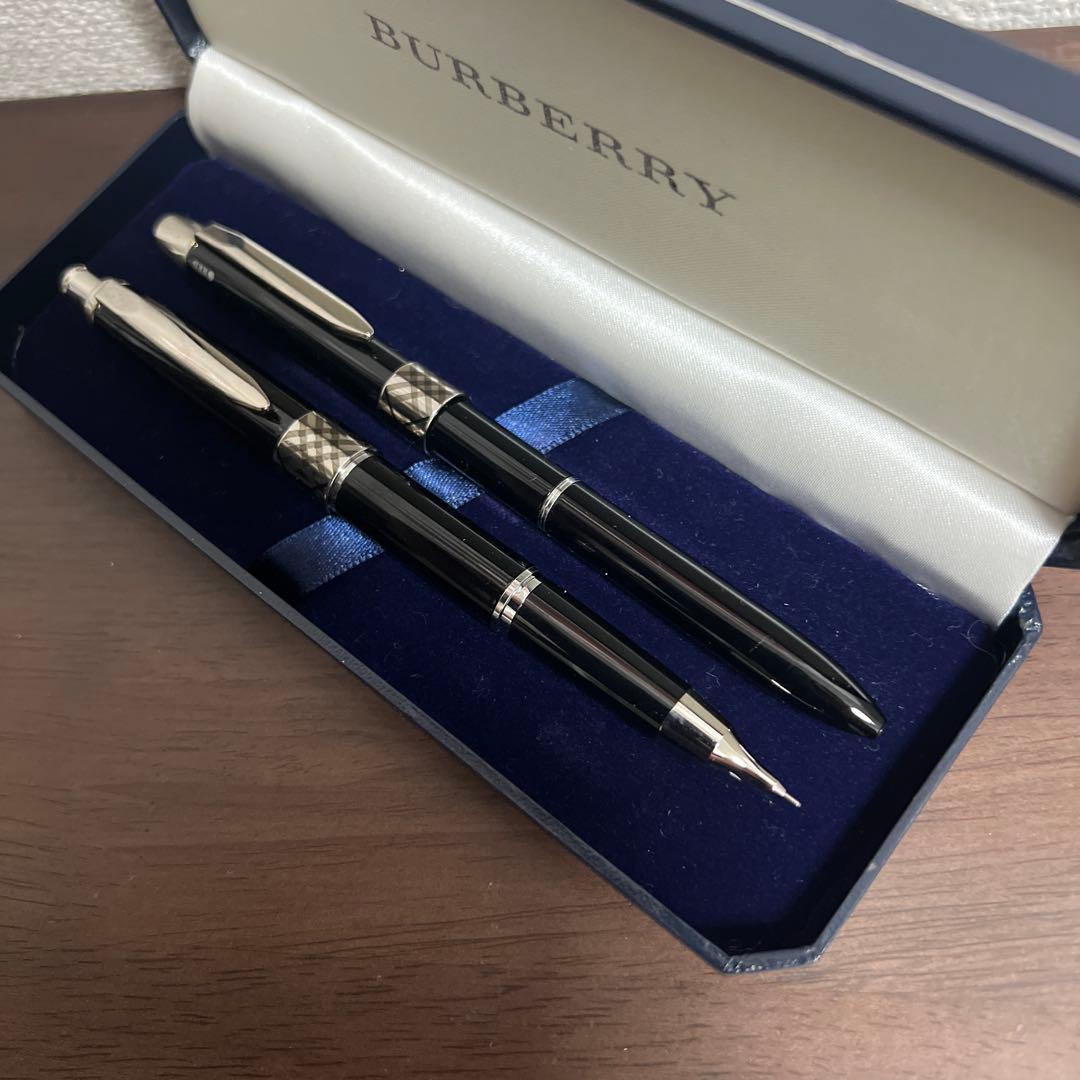廃盤 BURBERRY バーバリー シャーペン 多機能ペン セット