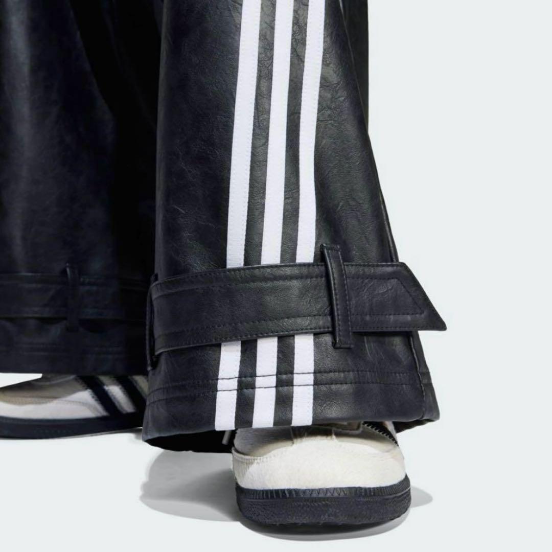 【男女兼用】新品28 Adidas adilenium ビンテージ レザーパンツ