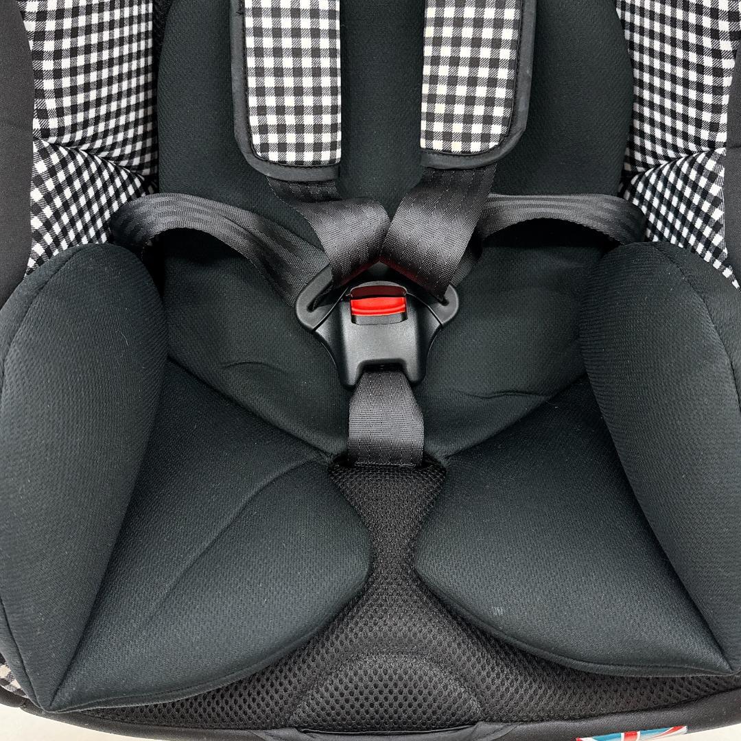 【美品】Joie チルト キャノピー付　ギンガムチェックブラック