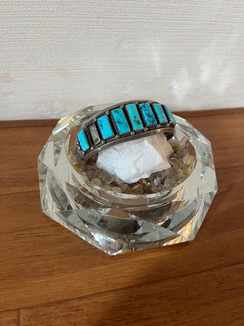 ターコイズ バングル ブレスレット ナバホ インディアンジュエリー