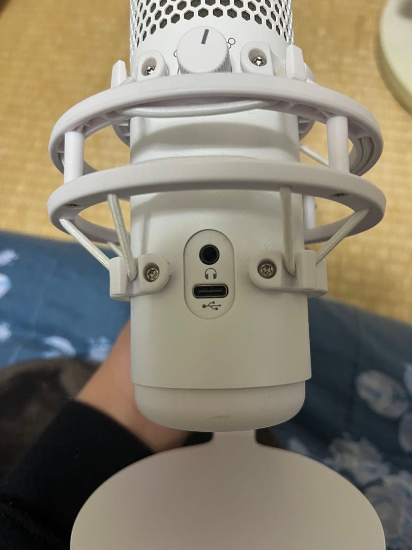 HyperX QuadCast S ホワイト コンデンサーマイク