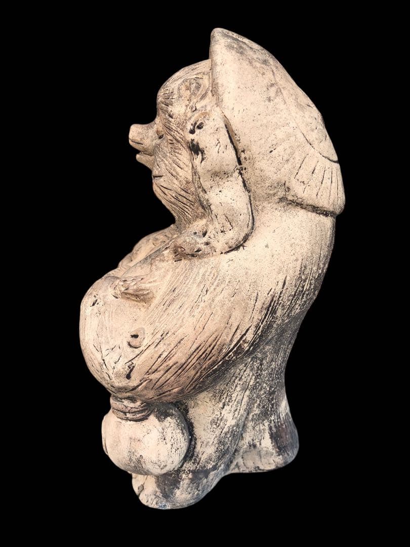 信楽焼／たぬき／骨董／希少／アンティーク／ヴィンテージ　29センチ　レア　古狸