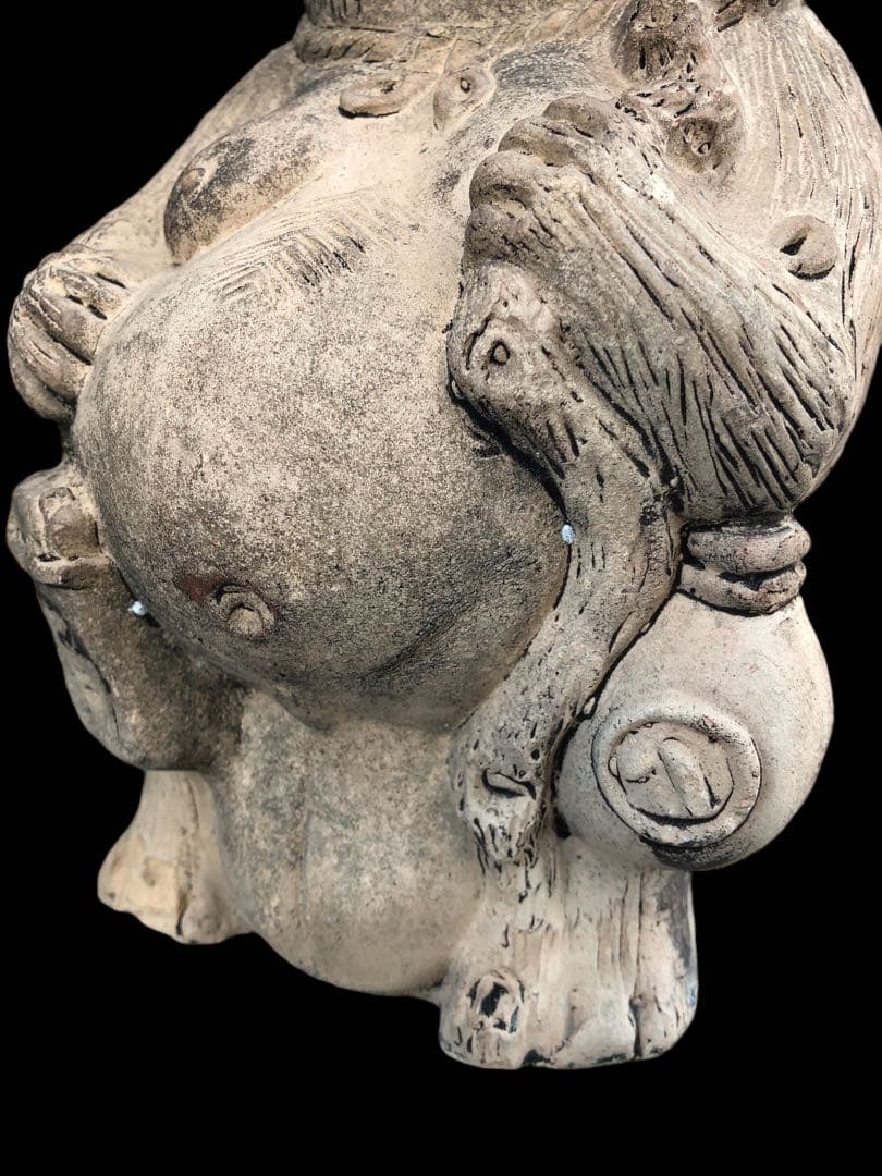 信楽焼／たぬき／骨董／希少／アンティーク／ヴィンテージ　29センチ　レア　古狸