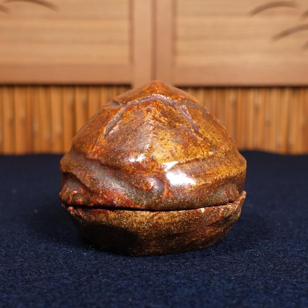 楽吉左衛門 亀香合 共箱 茶道具