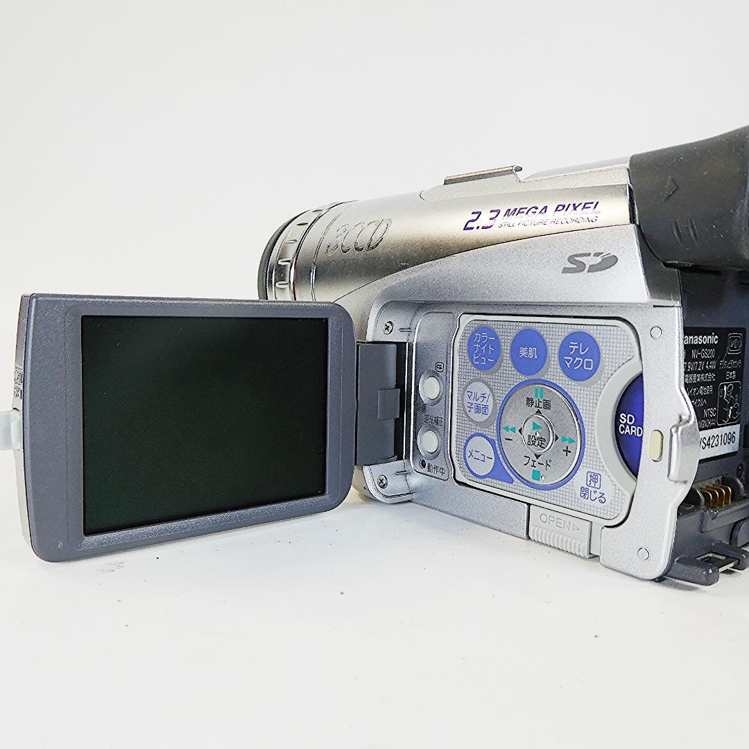 動作良好 パナソニック NV-GS200 MiniDVビデオDVDダビングに最適