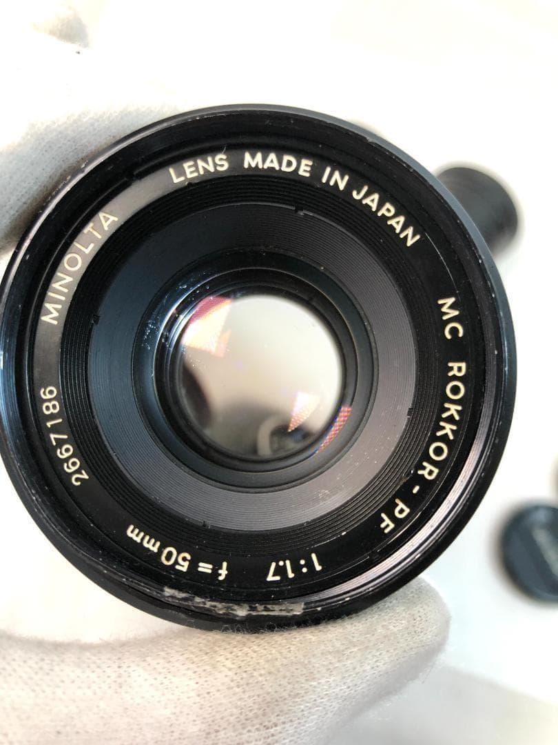 MINOLTA XG-E +レンズ3本セット　MF　ズーム、単焦点【動作確認済】