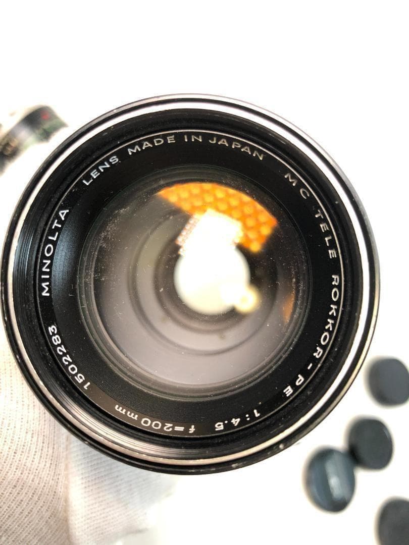 MINOLTA XG-E +レンズ3本セット　MF　ズーム、単焦点【動作確認済】