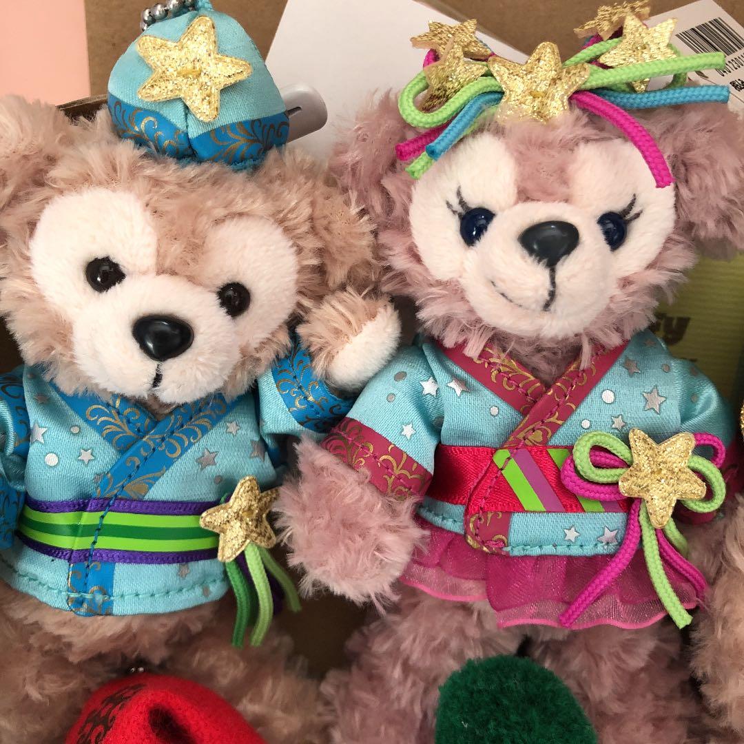 ダッフィー シェリーメイ  じぇらトーニぬいぐるみバッジ