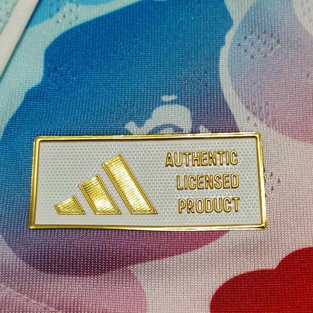 新品✨アディダス アベイシングエイプ FB ジャージ ショックブルー 4XL