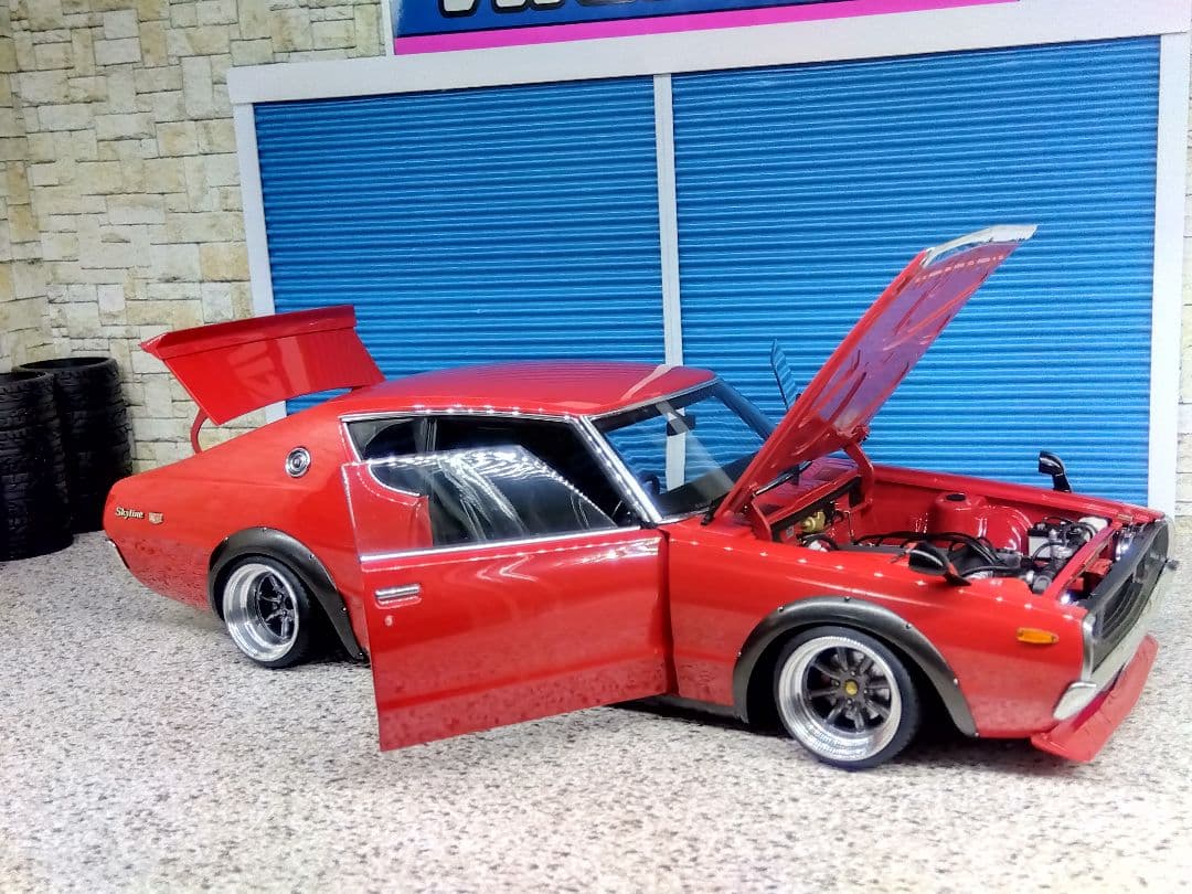 AUTOart 1/18ミニカー ケンメリGT-R (KPGC110) カスタム