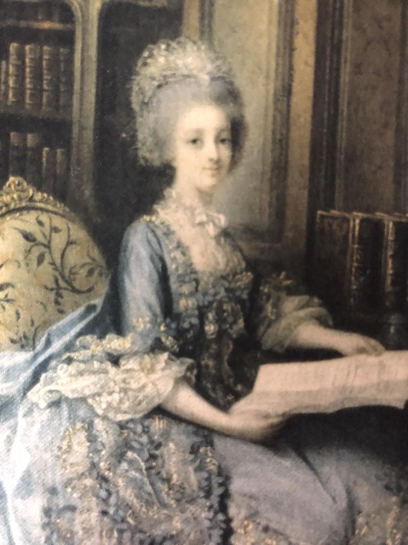 フランスアンティーク   マリーアントワネット  額