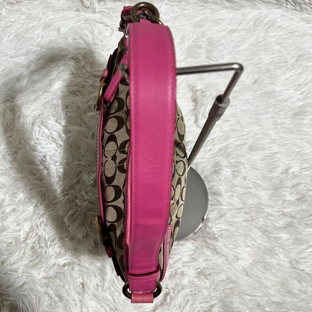 【希少色】COACH コーチ ワンショルダー 斜め掛け 2way ピンク