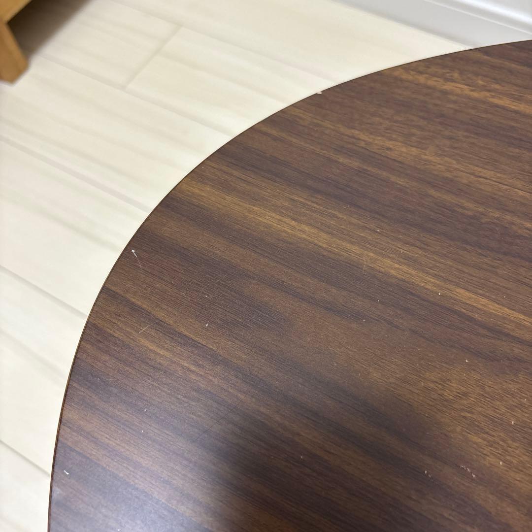 楕円形こたつ オールナット 120×60 ※布団は別売りです