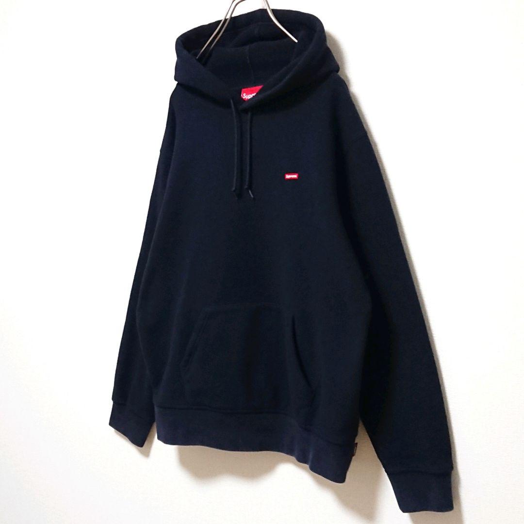 希少 シュプリーム スモールボックス 刺繍ロゴ ポーラテック フリース パーカー