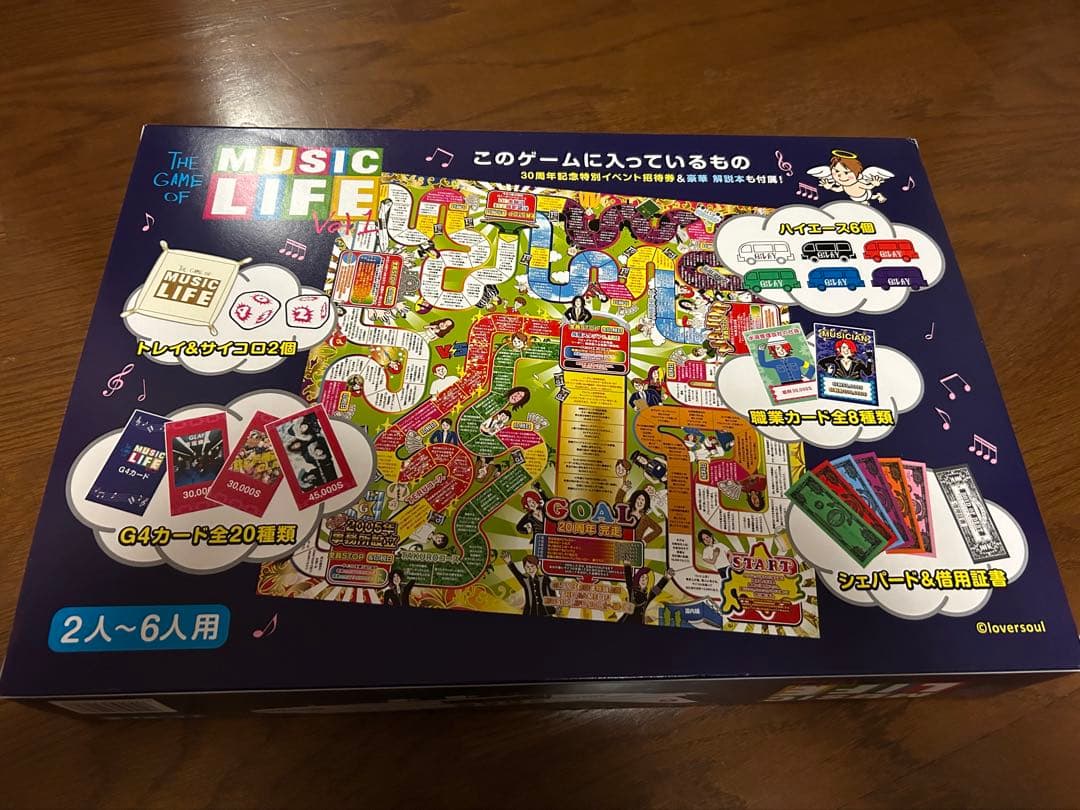 【新品未開封】GLAY 30周年記念特別イベント招待券付き 双六