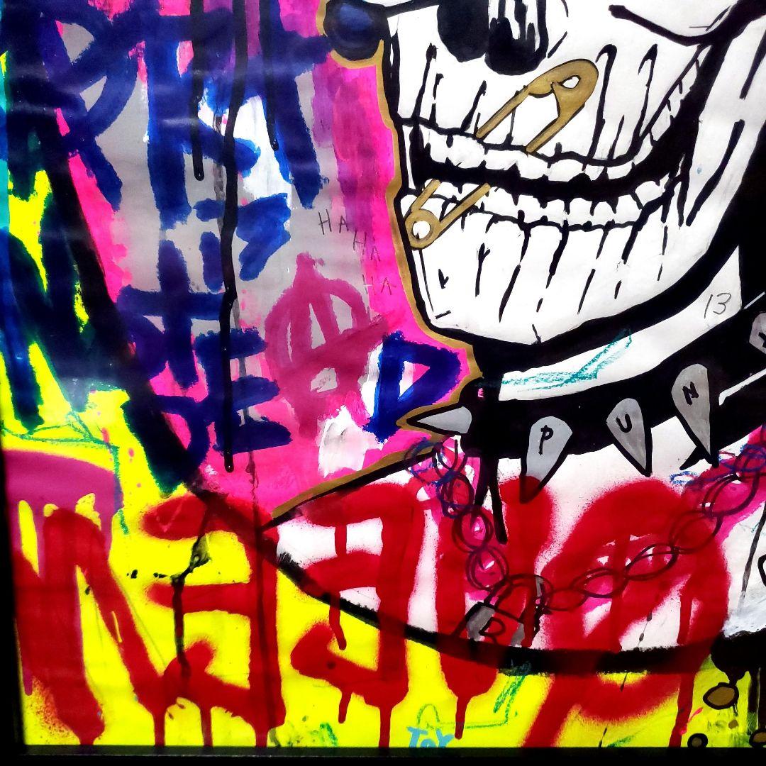 【一点物現代アート】GOD SAVE THE REP＆SKULL QUEEN