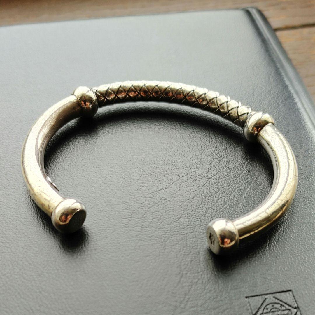 BOTTEGA VENETA ボッテガヴェネタ ブレスレット シルバー バングル