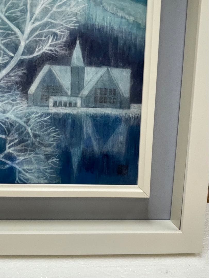 油絵 画家 ( 小宮 俊恵 ) タイトル  湖畔