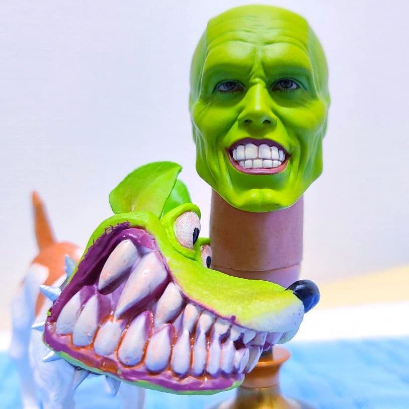 映画[MASK]1/6(ジム•キャリー＆マイロ)希少品!