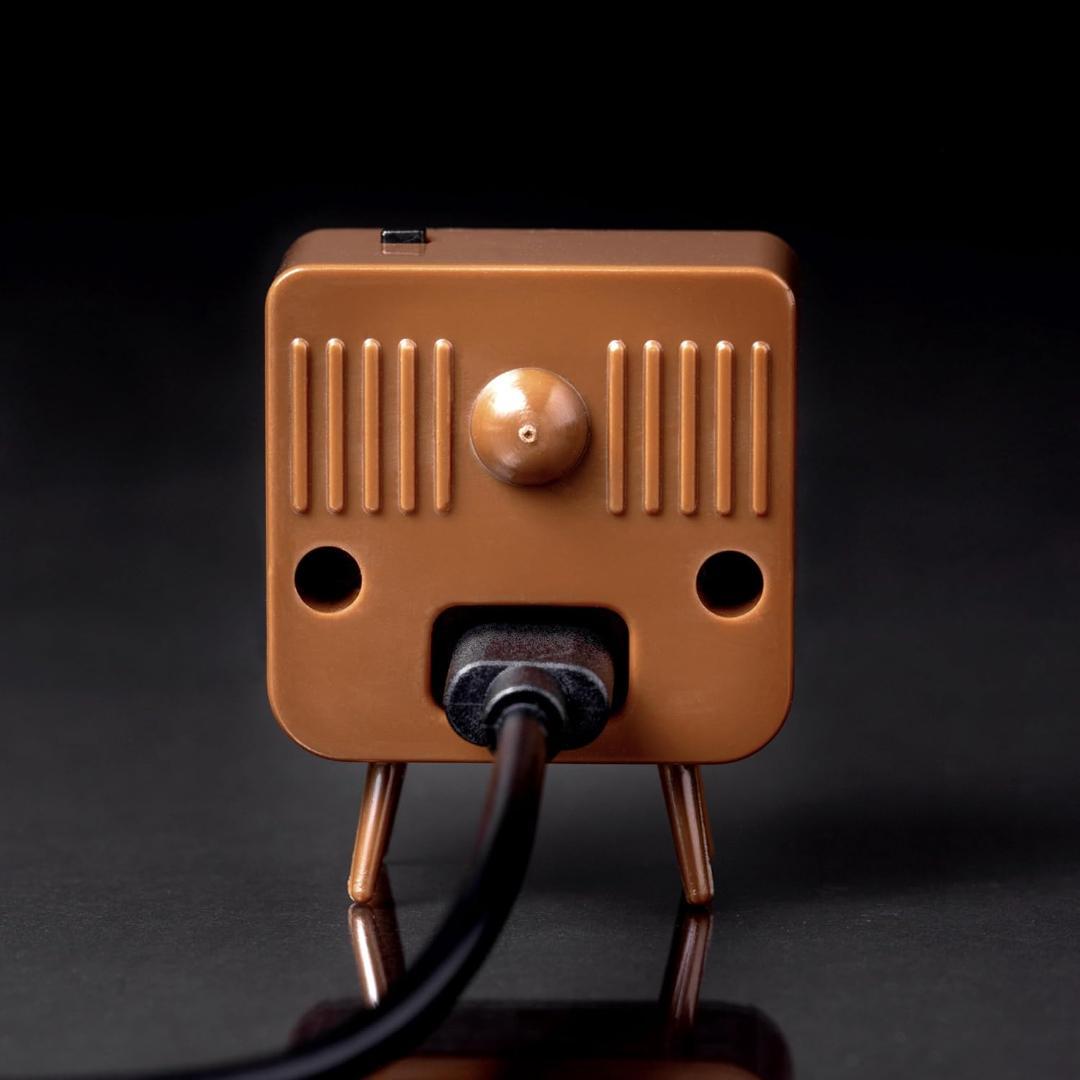 TinyTV 2 ブラウン ミニチュアテレビ リモコン付き 新品・箱難あり