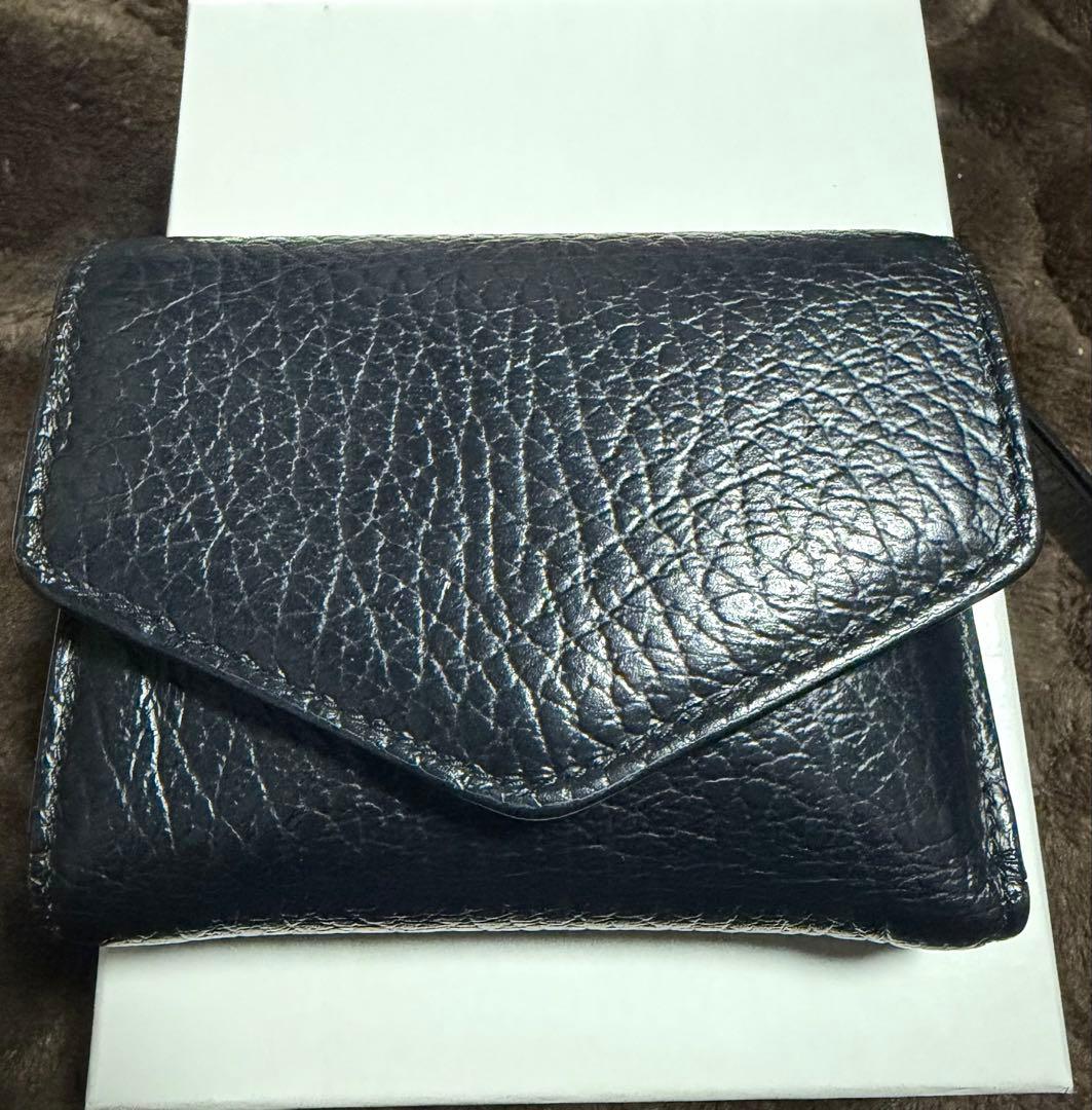 Maison Margiela ブラック 三つ折り財布