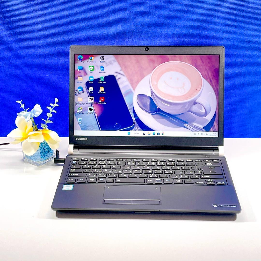Windows11✨快速SSD✨東芝カメラ付ノートパソコン✨薄型軽量13インチ