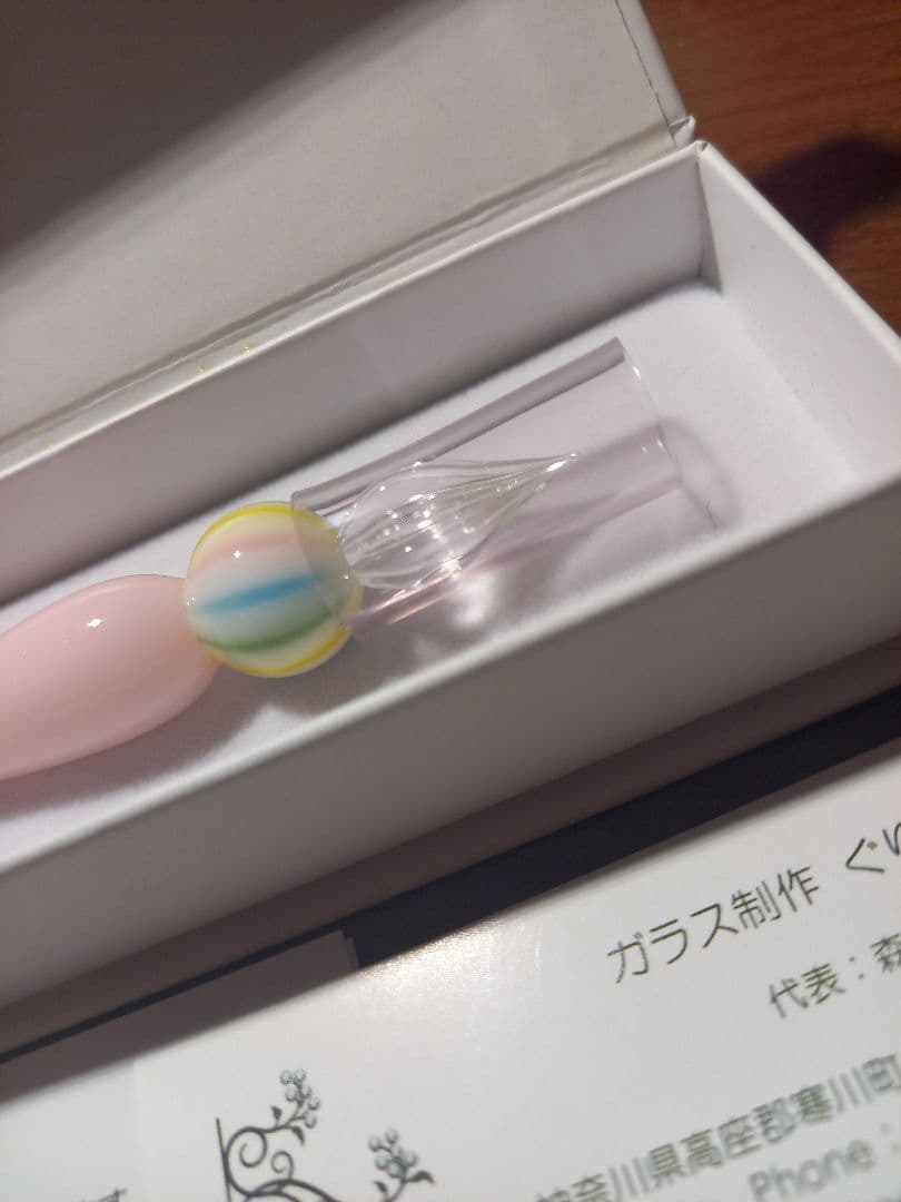 ぐり工房　ガラスペン　和スイーツさくら