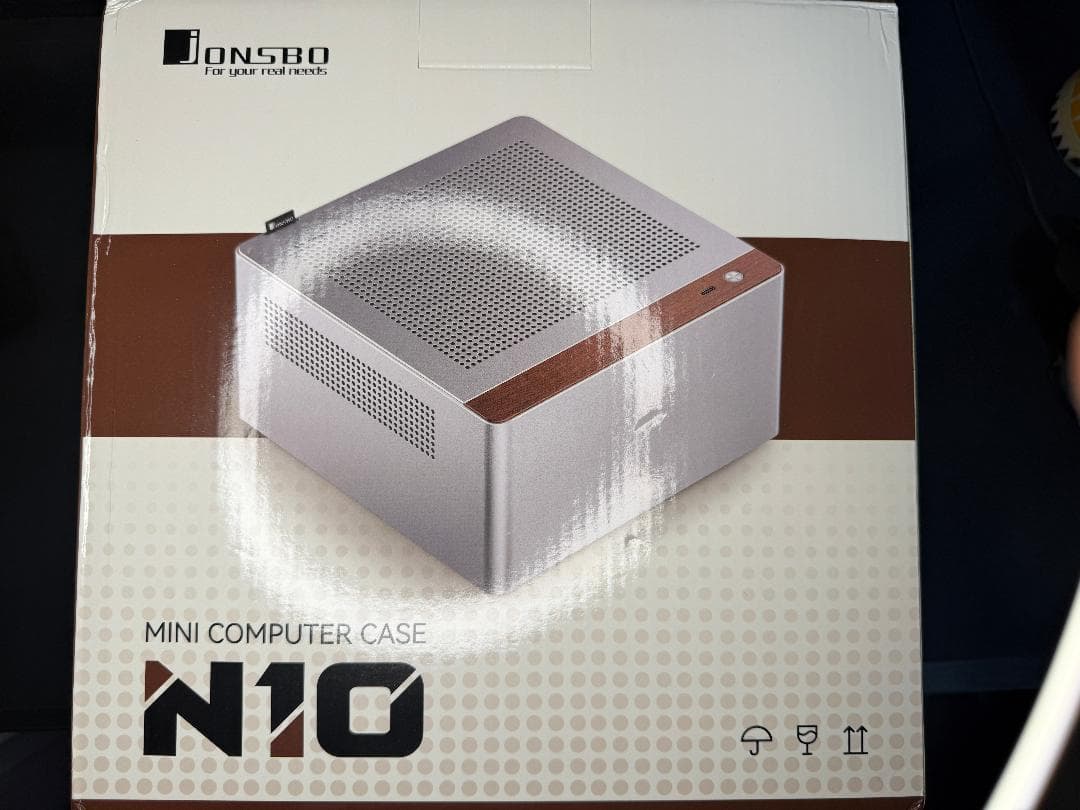 JONSBO N10 mini-itx ケース FLEX電源付