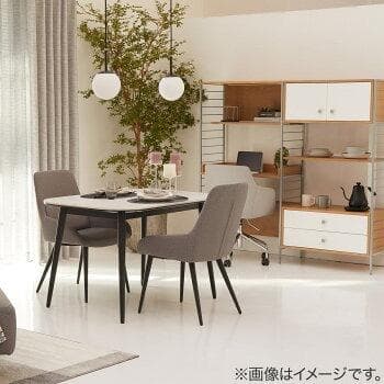 【傷あり】ニトリ　テーブル　セラミック　2人用