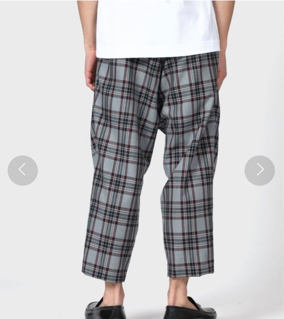 Vivienne Westwood MAN チェック ティルケトラウザー