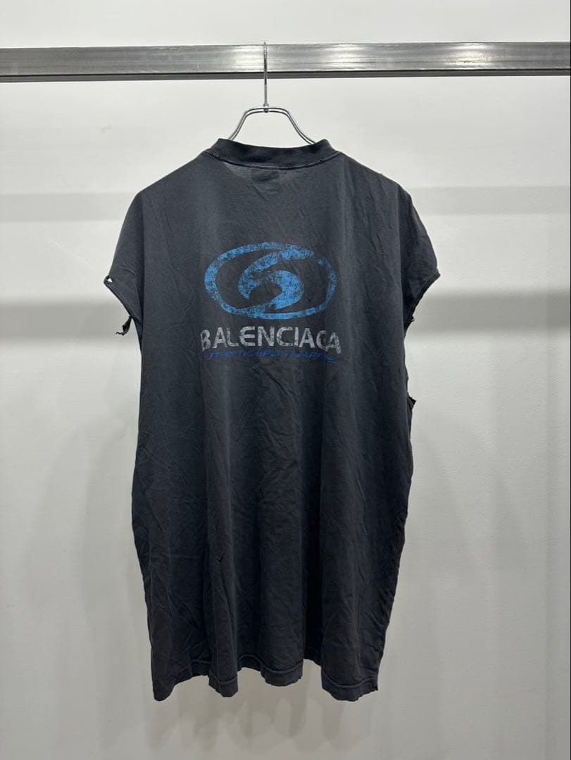 トップス BALENCIAGA Sleeveless Logo Tee