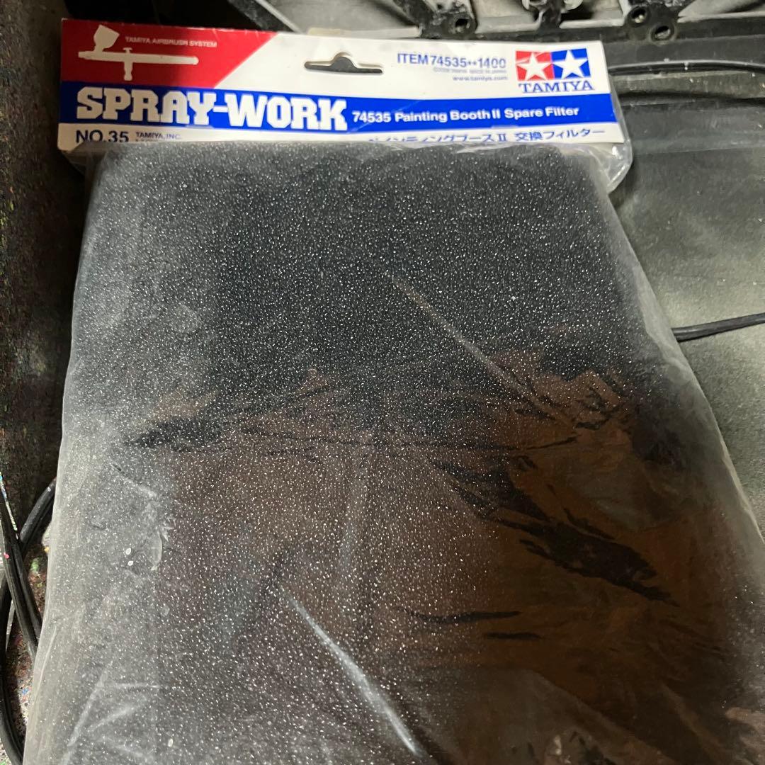 タミヤ ペインティングブースⅡ 新品交換フィルター付き エアブラシ 塗装ブース