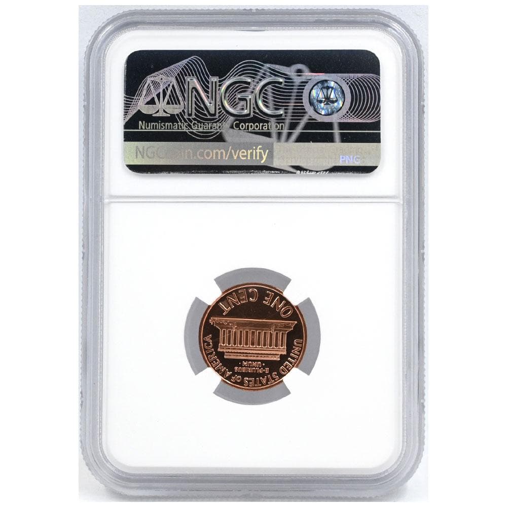 1999アメリカ 1C 銅メッキ亜鉛貨 PF69RDUC リンカーン大統領120