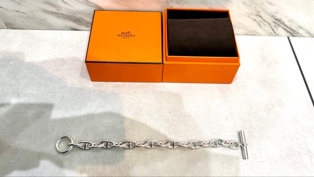 値下げ！交渉可 新品 HERMES シェーヌダンクル GM 15コマ