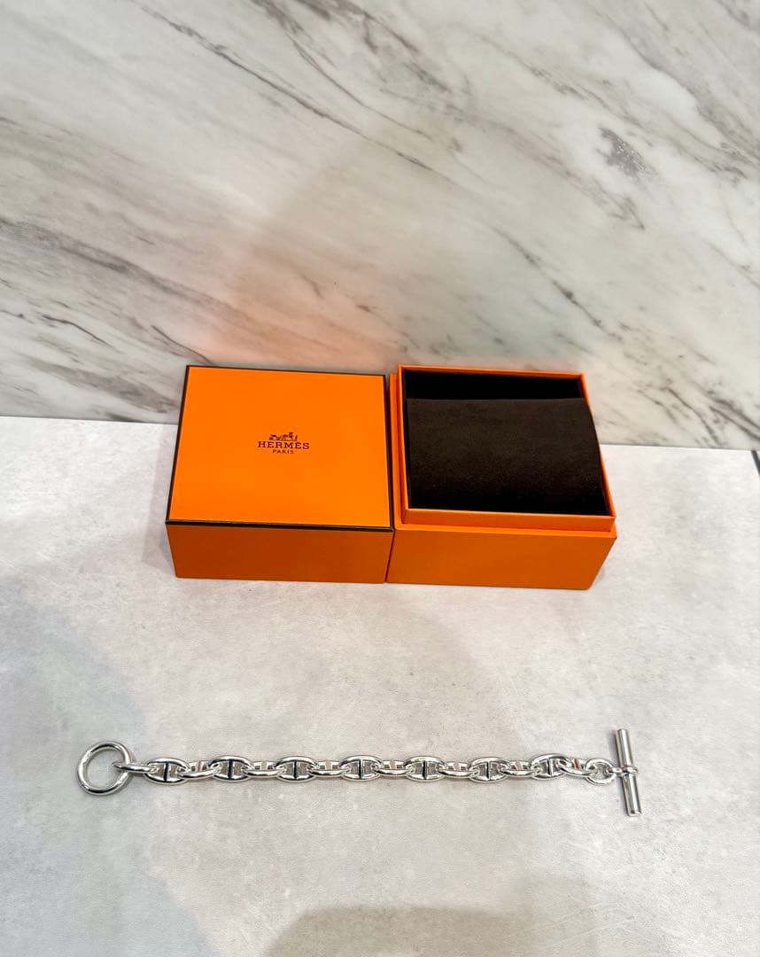 値下げ！交渉可 新品 HERMES シェーヌダンクル GM 15コマ