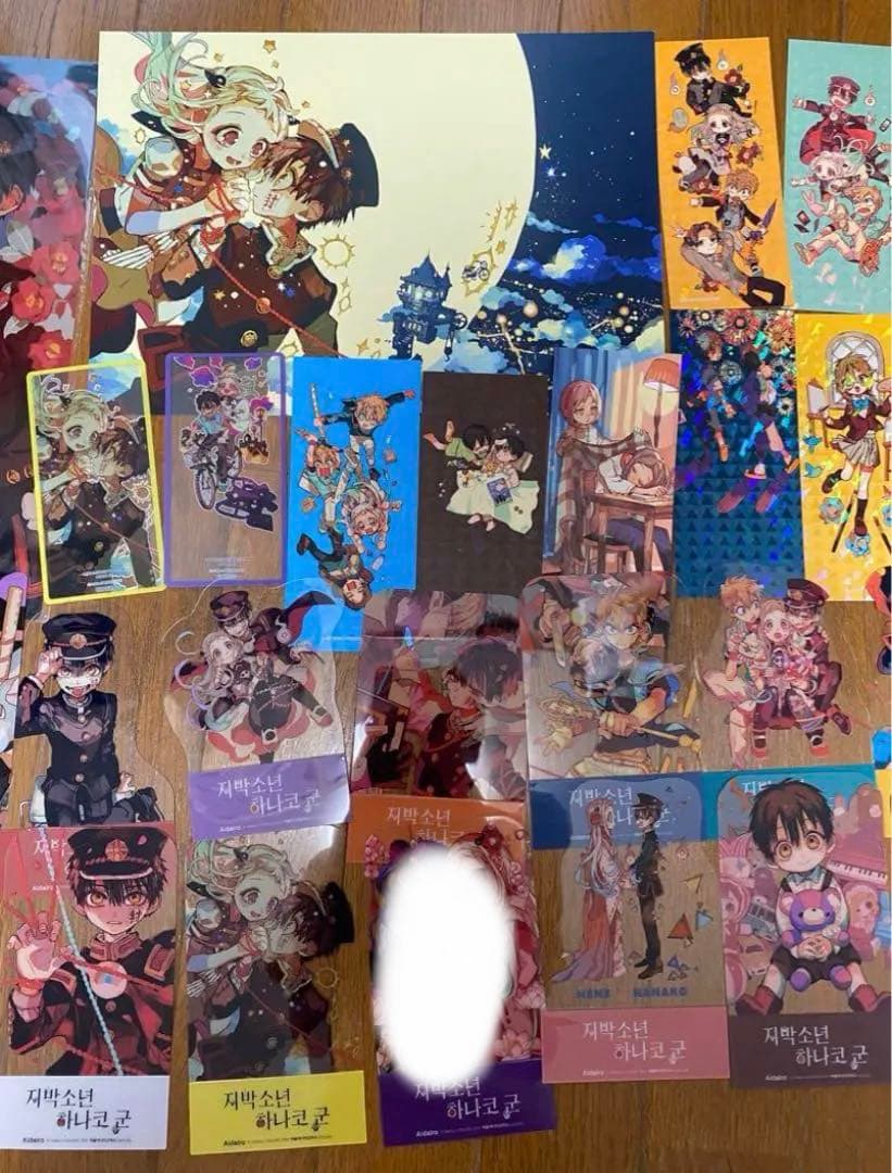 地縛少年花子くん　韓国　しおり　アクリルpopスタンド　イラストシート