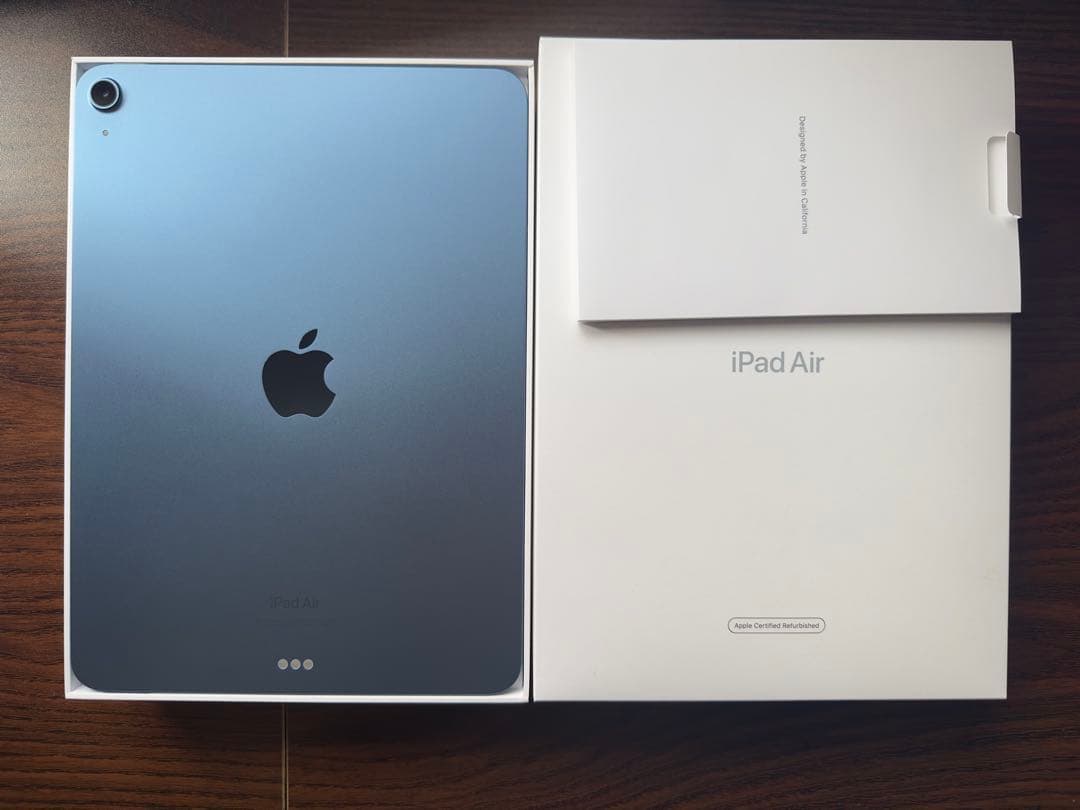 [美品] iPad Air 第5世代 ブルー64GB WI-Fiバッテリー99%