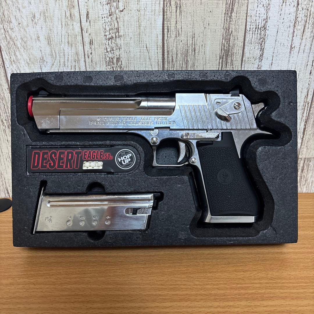 東京マルイ　デザートイーグル ガスブロ　クロームステンレス　中古