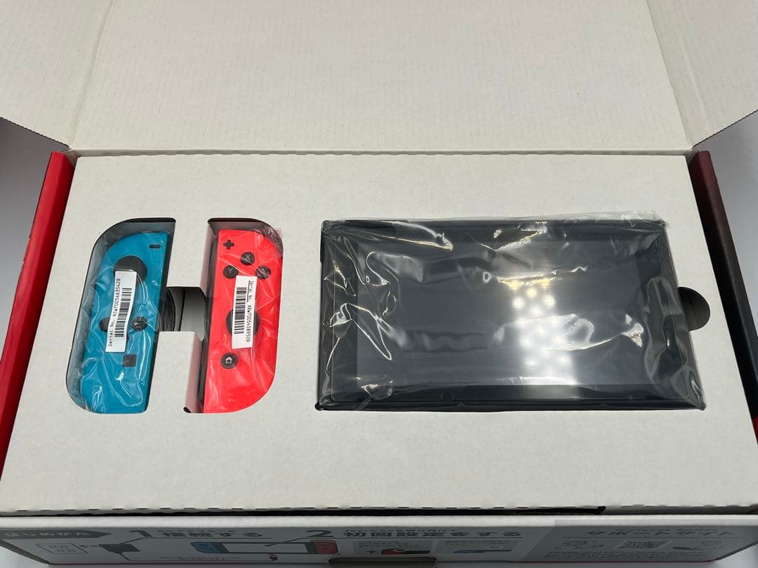 【美品】Nintendo switch バッテリー強化版 本体 一式 箱付き