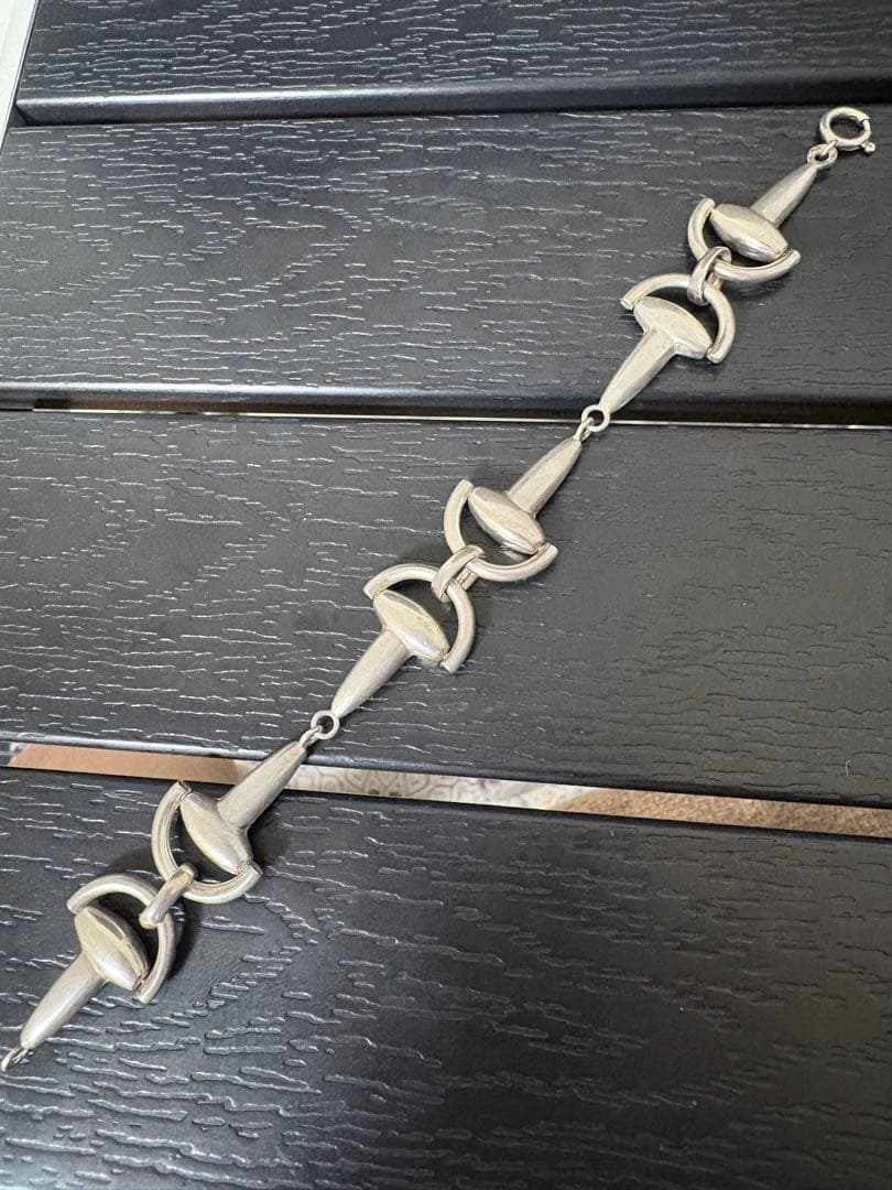 ヴィンテージ　ホースビット　ブレスレット　Silver 800