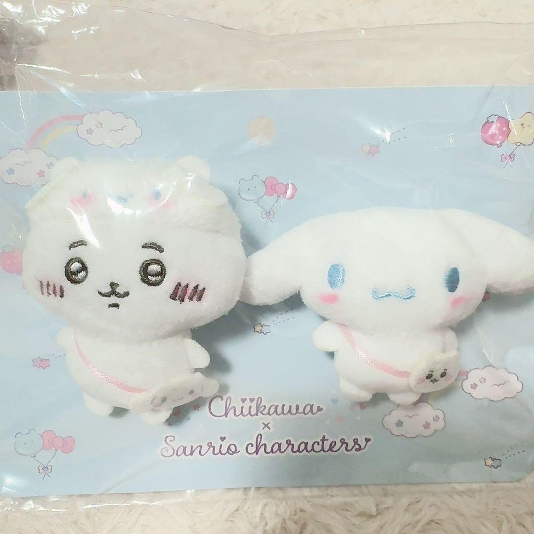 新品♡︎ちいかわ　サンリオコラボ　シナモンぬいぐるみブローチ 完売品