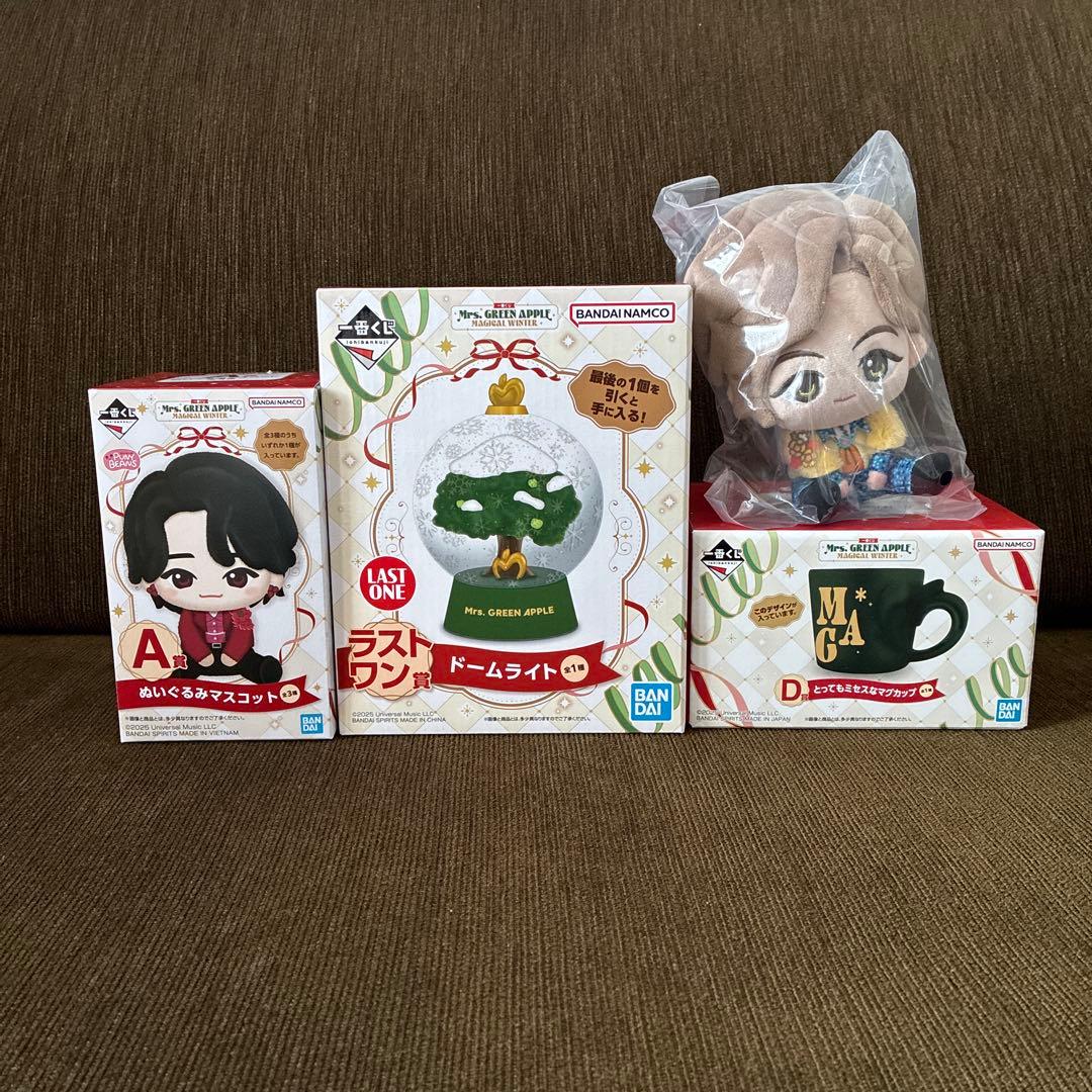 【即日発送❣️】Mrs.GREEN APPLE 一番くじ ラストワン賞 A賞 D賞