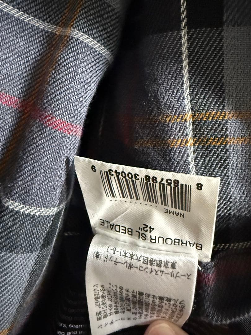 Barbour（バブアー）BEDALE SL ビデイル オイルドジャケット 42